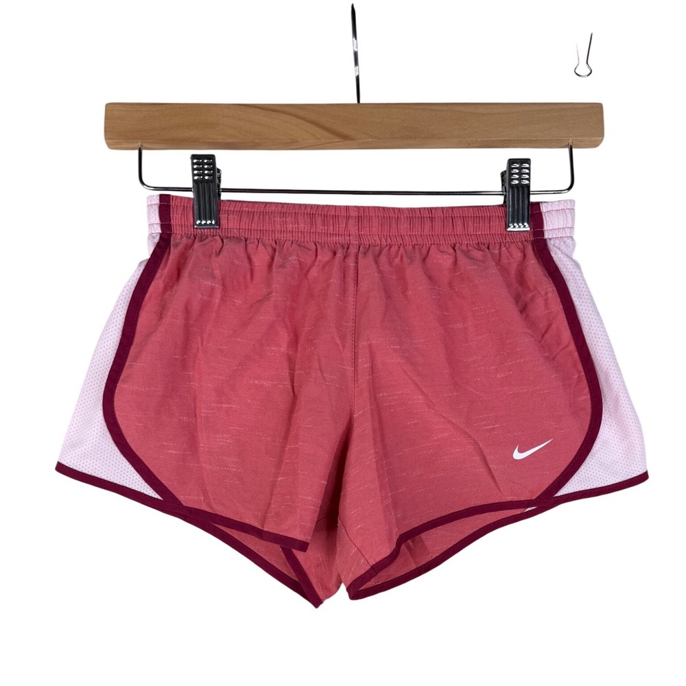 Nike Dri Fit Athletic Lined Shorts size Medium Pink/White
